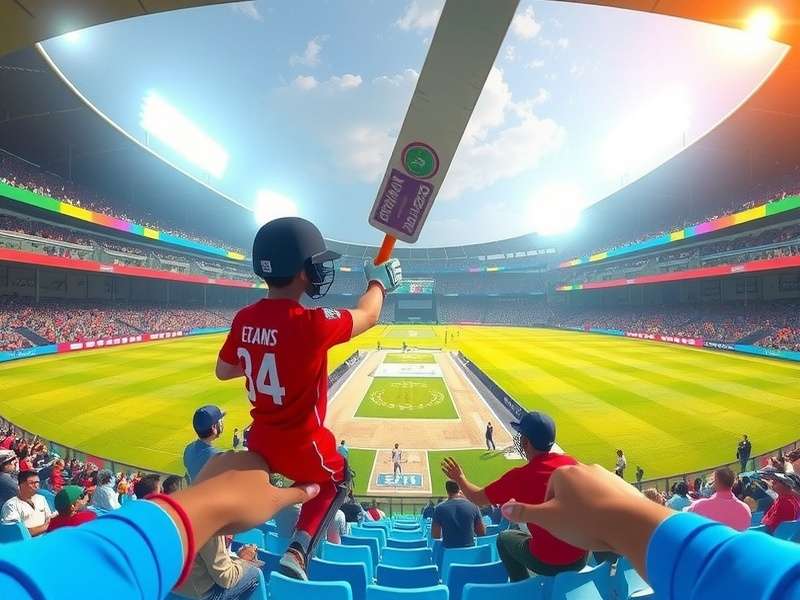 Indian Cricket Fan Celebration